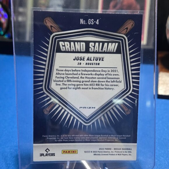 2022 Panini Mosaic Grand Salami Mosaic #GS-4 Jose Altuve - Picture 2 of 2